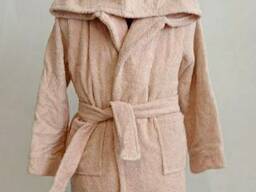 Банные халаты детские махровые