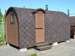 Баня-Викинг 4,5 м с боковым входом