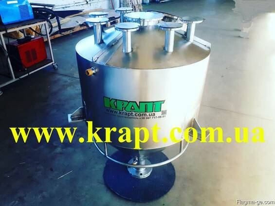 Емкость из нержавеющей стали - сборник 200 л