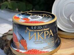 Икра красная натуральная Лососевая Горбуша (Камчатка)125гр.