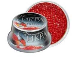 Икра красная натуральная Лососевая Горбуша (Камчатка)125гр.