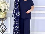 ქალთა მსუბუქი საზაფხულ women's lightweight summer suit with trousers - фото 3