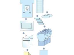 Комплект белья операционного для кардио-хирургических операций dr. green's оптом