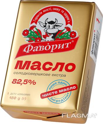 Масло сливочное натуральное "Фаворит" ГОСТ