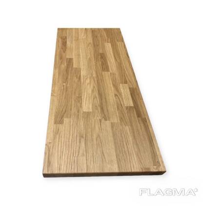 Мебельный щит из дуба и берёзы