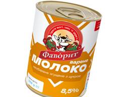 Молоко цельное сгущенное вареное "Фаворит" 8,5% жирности