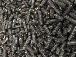 გრანულირებული მარცვლები (მზესუმზირის ქერქიდან) მწარმოებლისგან.