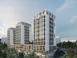 Продается 2-комнатная 62.9 кв. м в современном жк Grand Oasis Towers в Тбилиси.