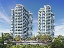 Продается 2-комнатная квартира 47.63 кв. м в современном жк Barcelo Tbilisi.