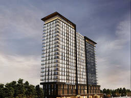 Продается 2-комнатная квартира 59.2 кв. м в современном жк Crystal Tbilisi