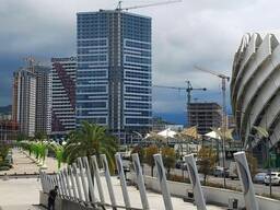 Продается квартира-студия в Батуми в жк Bagrationi Residence за 51000$ белый каркас