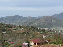 Продается не сельхозназначения земля, вид на море, горы, реку, Батуми.