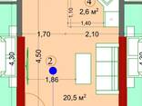 Продается студия черный каркас, 32 кв. м. в Махинджаури, в жk Tekto Franco - фото 1