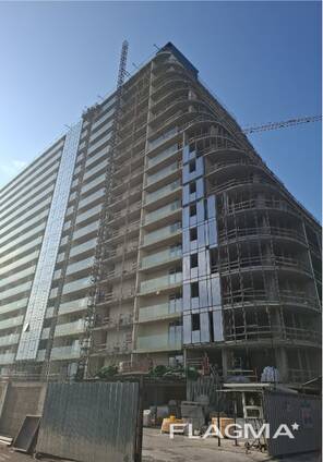 Продаётся студия 40 кв. м в Optima Residence, Батуми в белом каркасе за 44000$