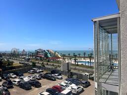Продажа дюплекса 60 кв. м в ЖК Orbi Residence на улице Кобаладзе 2 с видом на море.