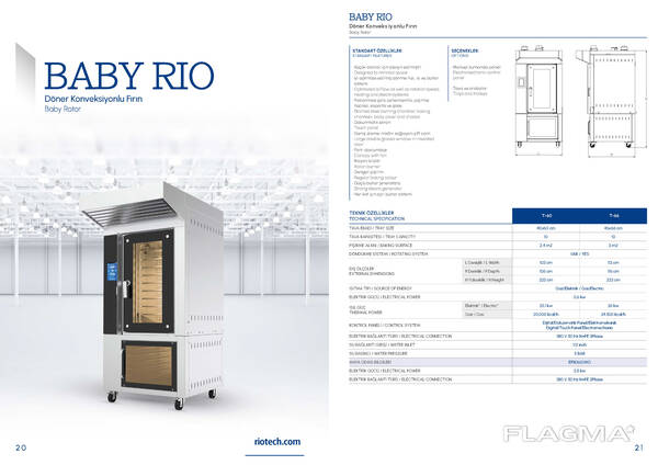 Ротационная конвекционная печь BABY RIO