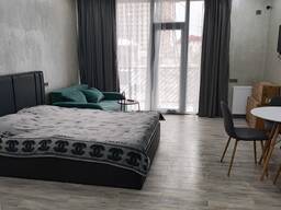 Сдаётся новая 1-комнатная квартира 40 кв. м в Батуми за 400$ ул. г. Лорткипанидзе 6а