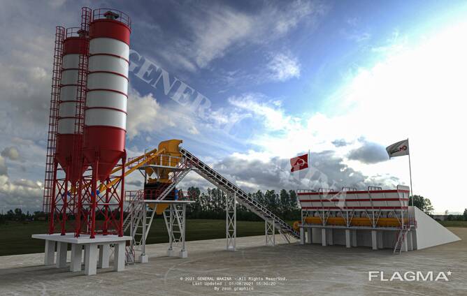 Стационарные бетонные заводы Magnum 120