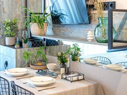 Уютная видовая студия с газовым отоплением на Аллее Героев , дизайнерский ремонт