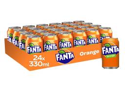 Wholesale Fanta orange soft drink can 320ml x 24